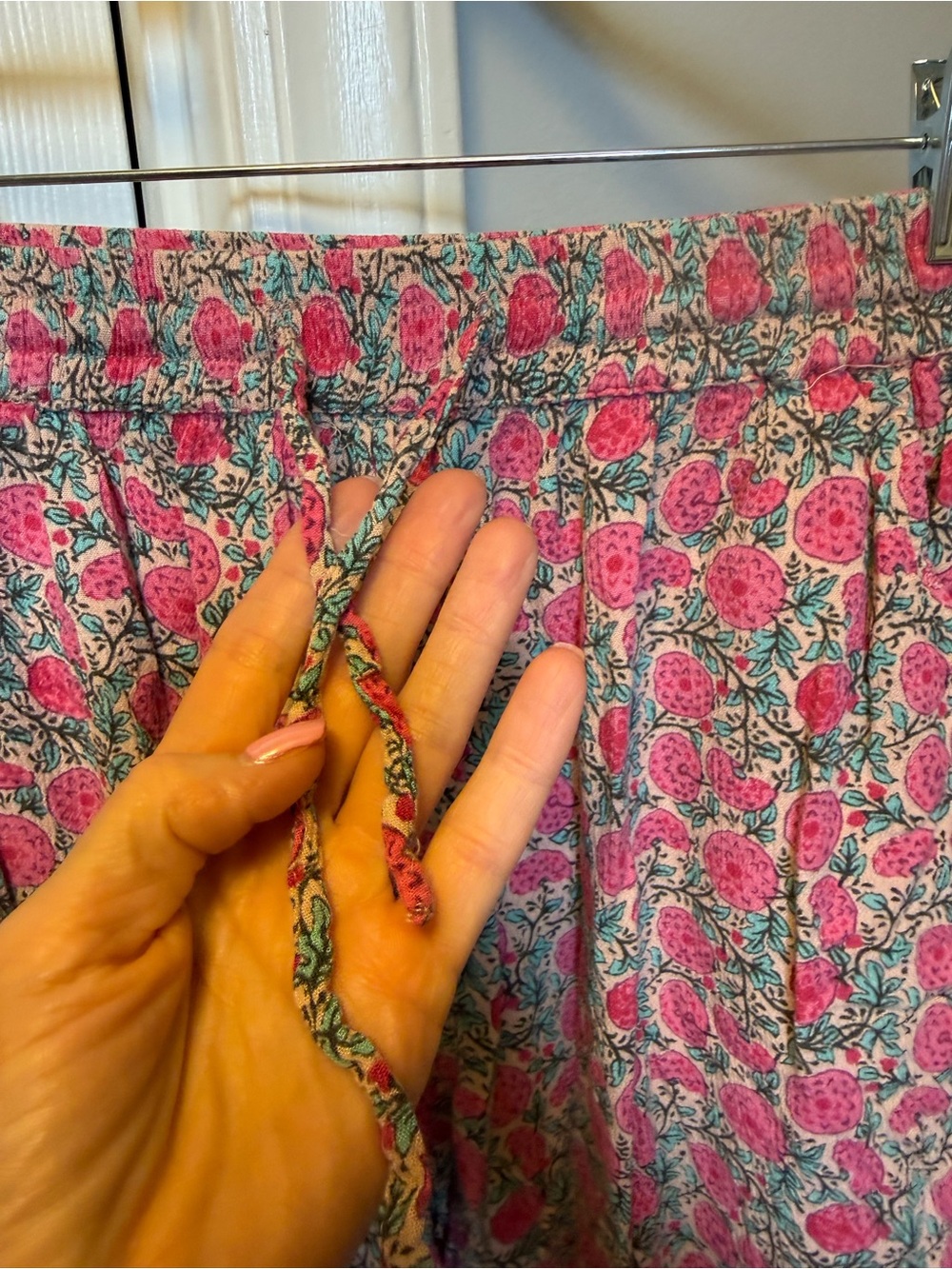 NATURAL LIFE Pink Floral Allison Pants - Picture 9 of 9